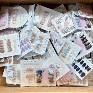 Colorful Nail Art Tips Set